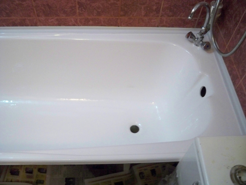 Реставрация ванн акриловым вкладышем в Бузулуке - Работа 1