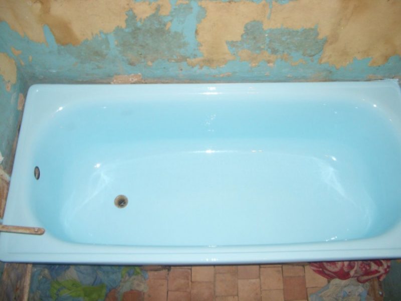 Реставрация ванны наливным акрилом в Бузулуке - Работа 4