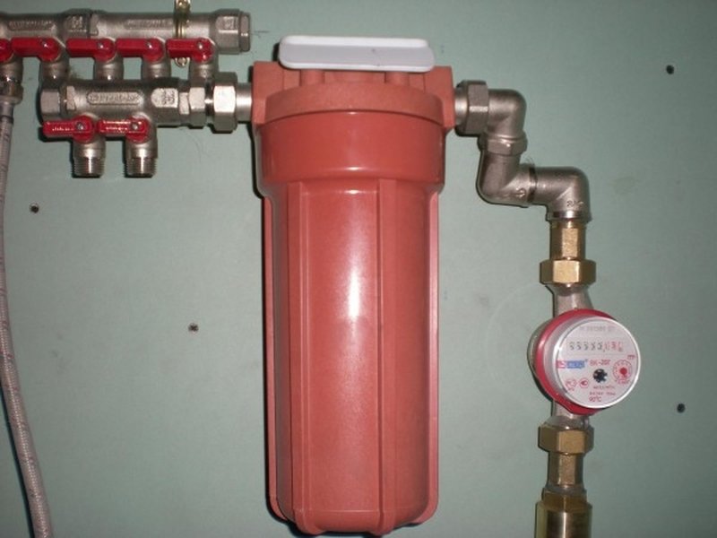 Монтаж фильтра тонкой очистки воды в Бузулуке - Работа 4