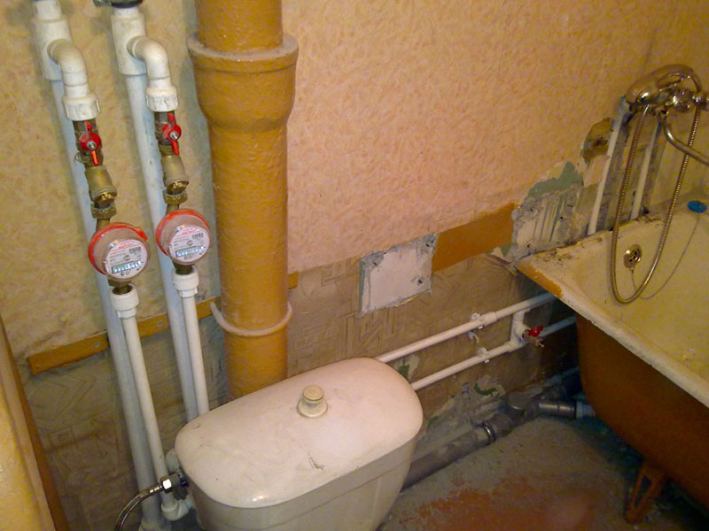 Замена стояка водопровода, канализации в Бузулуке - Работа 2