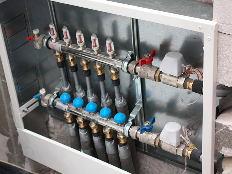 Подключение коллектора отопления и водоснабжения в Бузулуке - Работа 2