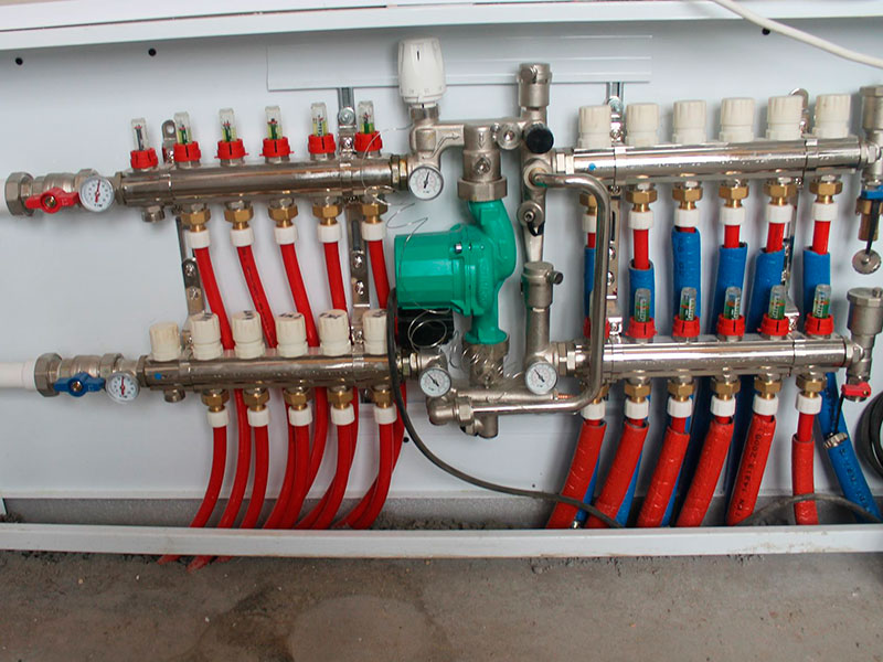 Подключение коллектора отопления и водоснабжения в Бузулуке - Работа 4