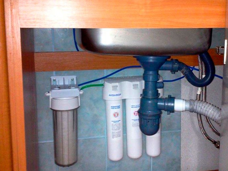 Установка фильтра для воды в Бузулуке - Работа 1