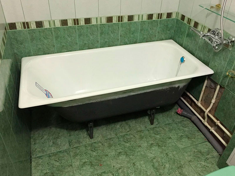 Установка, замена ванны в Бузулуке - Работа 3