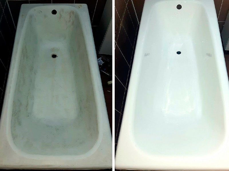 Реставрация, покраска ванны в Бузулуке - Работа 3