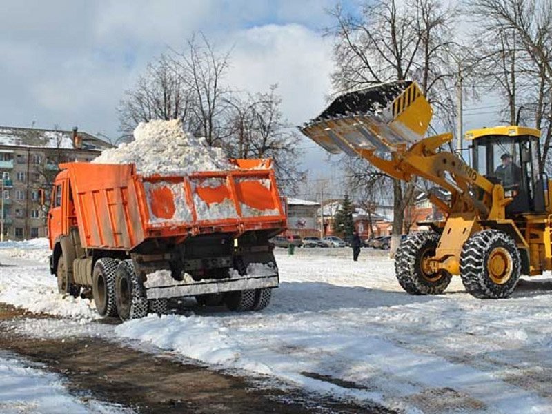 Уборка и вывоз снега в Бузулуке - Работа 2