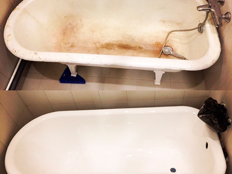Реставрация, покраска ванны в Бузулуке - Работа 5